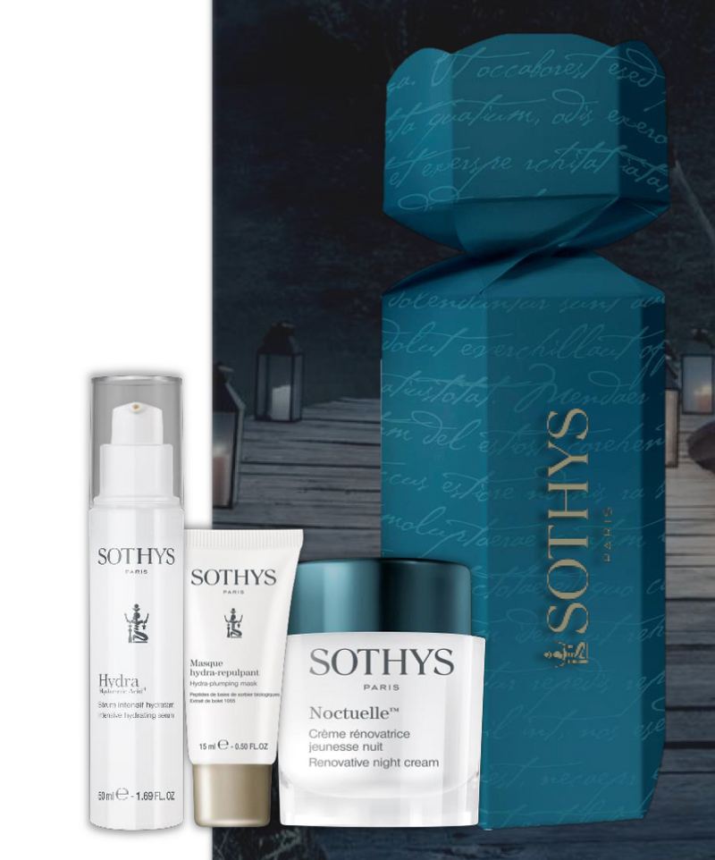 Sothys holiday set Noctuelle cream + Hydra serum + Hydra plumping mask