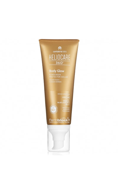 Sunscreen with shine HELIOCARE 360 BODY GLOW SPF50+, 100 ml