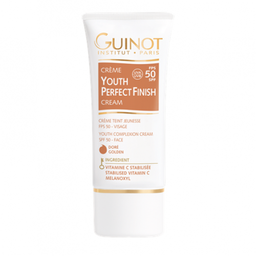 GUINOT Youth Perfect Finish Golden rejuvenating cream with color SPF50, golden shade, 30 ml