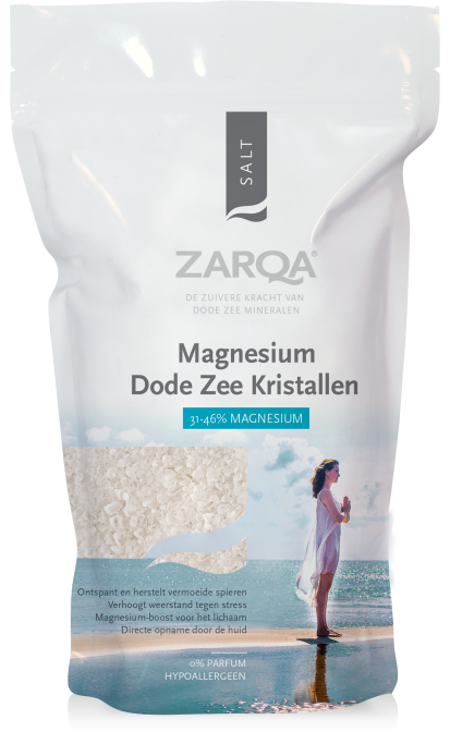 ZARQA Negyvosios jūros druska su grynais magnio kristalais, 1kg